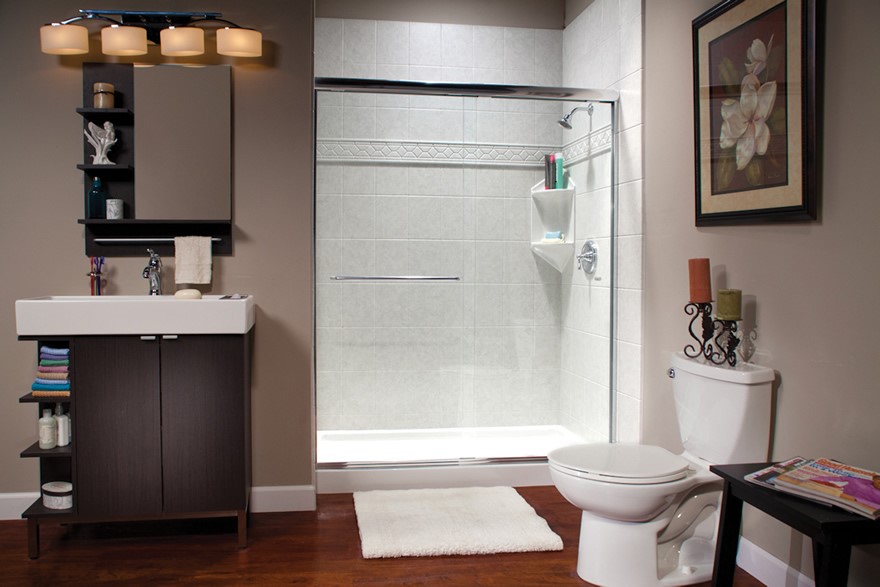 Tub-to-Shower Conversion